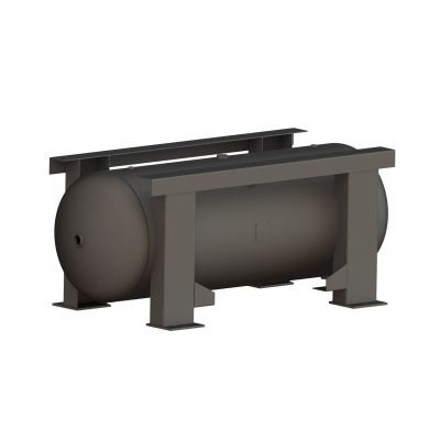 240 Gallon Air Tank Horizontal Grasshopper | 200 PSI | 302652