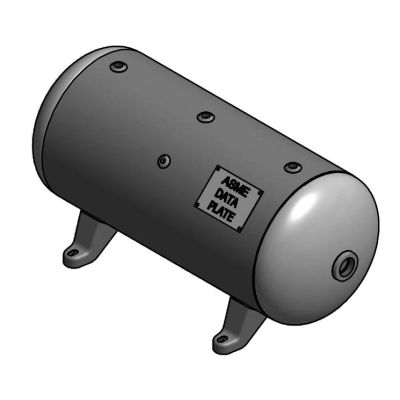 20 Gallon Air Tank Horizontal with Feet
