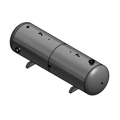 2560 Gallon Air Tank Horizontal with Saddles | SteelFab | A10392