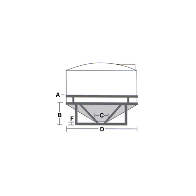 NORWESCO 63932, 160 Gallon 45°, 29
