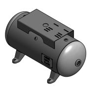 SteelFab 20 Gallon Air Tank Horizontal with Top Plate (10