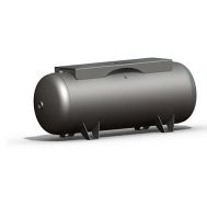 Manchester 20 Gallon Air Tank Horizontal, Legs & Topplate, 300 PSI, 14