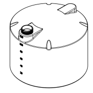 NORWESCO 43858, BLACK, 120 Gallon Water Tank, 5