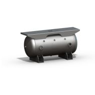 Manchester 60 Gallon Air Tank Horizontal Extended, Legs & Topplate. 200 PSI, 20