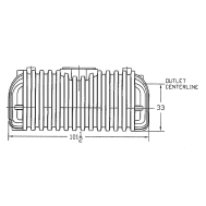 NORWESCO 41328, 600 Cistern Sphere, Legacy Cistern Tanks, 101