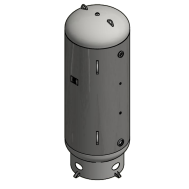 T1060V-155, 1060 Gallon Vertical Air Tank, 155 PSI, ASME Coded, Quincy Compressor